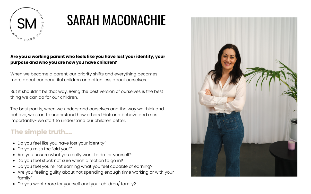 Sarah Maconachie - Parenting Coach